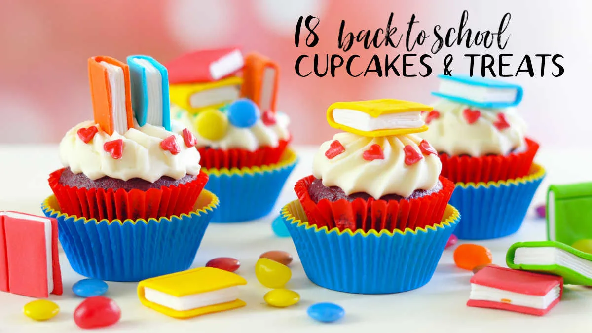 Back to school cupcakes