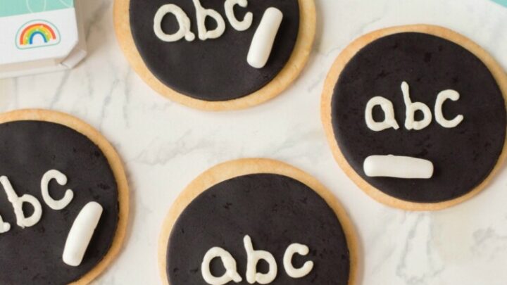 chalkboard cookies