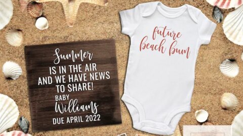 letter board pregnancy announcement
