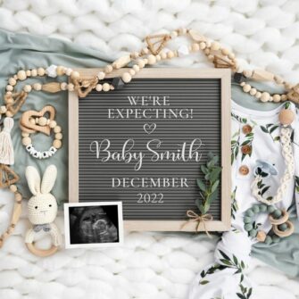 45 Original Letter Board Pregnancy Announcement Ideas