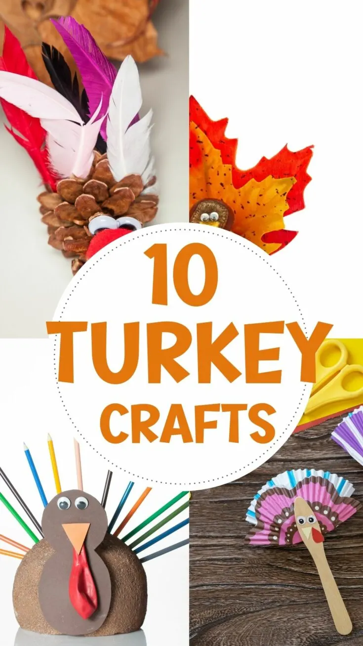 cute turkey crafts for kids