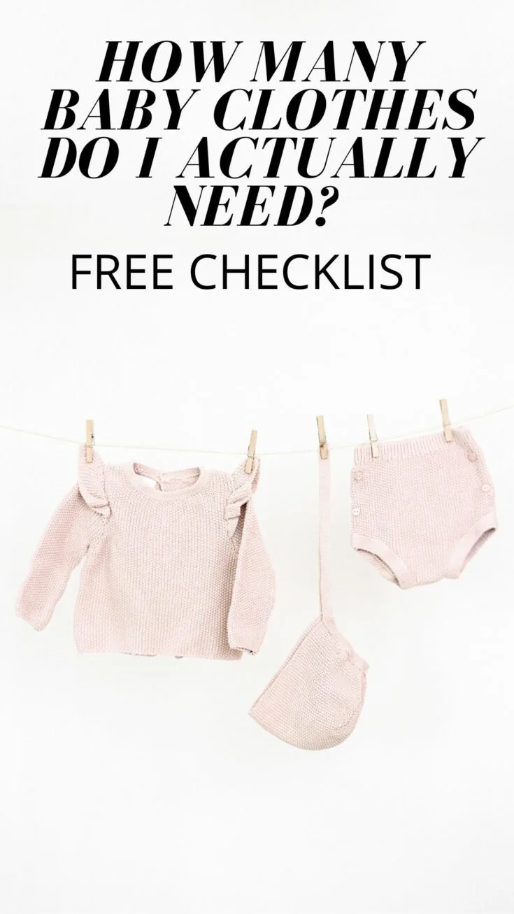 newborn baby clothes checklist