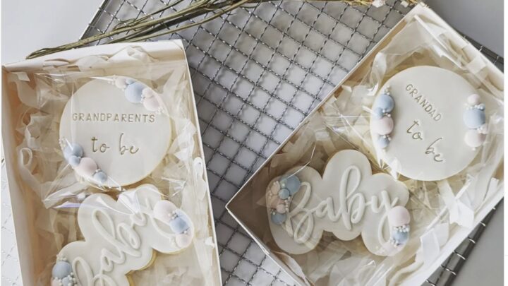 grandparent pregnancy announcement cookies