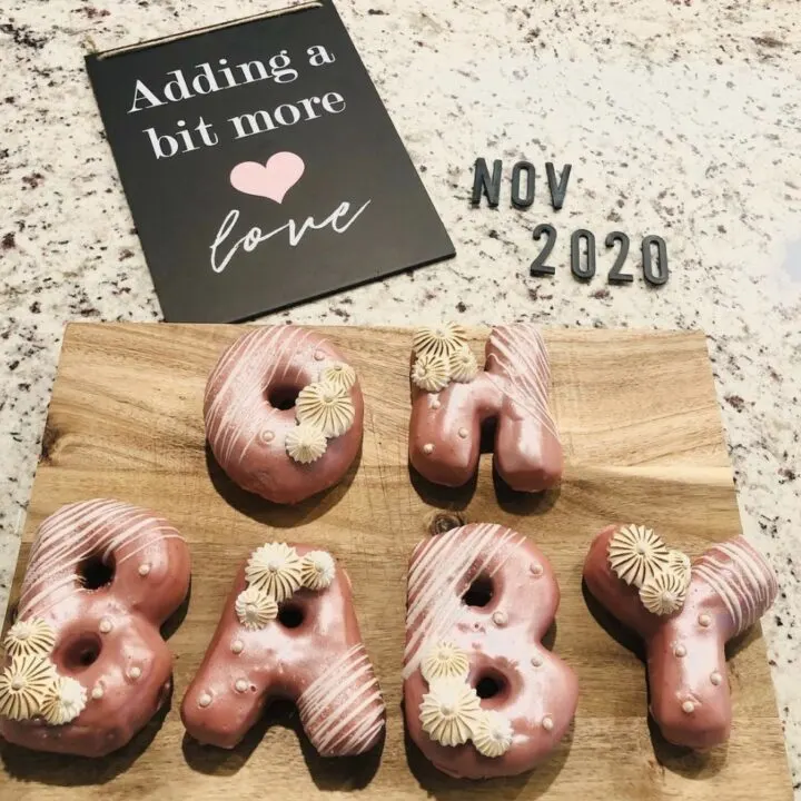 donut pregnancy announcement ideas