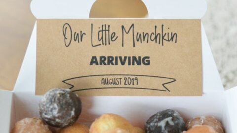Image for Donut Box Pregnancy Announcement 