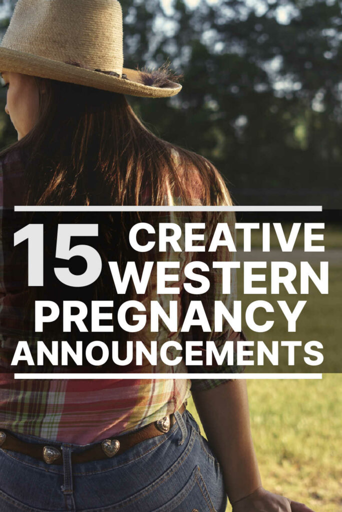 cowboy pregnancy announcement ideas