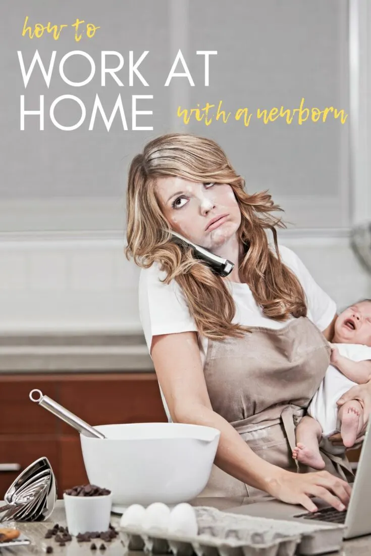 how to work at home with a baby