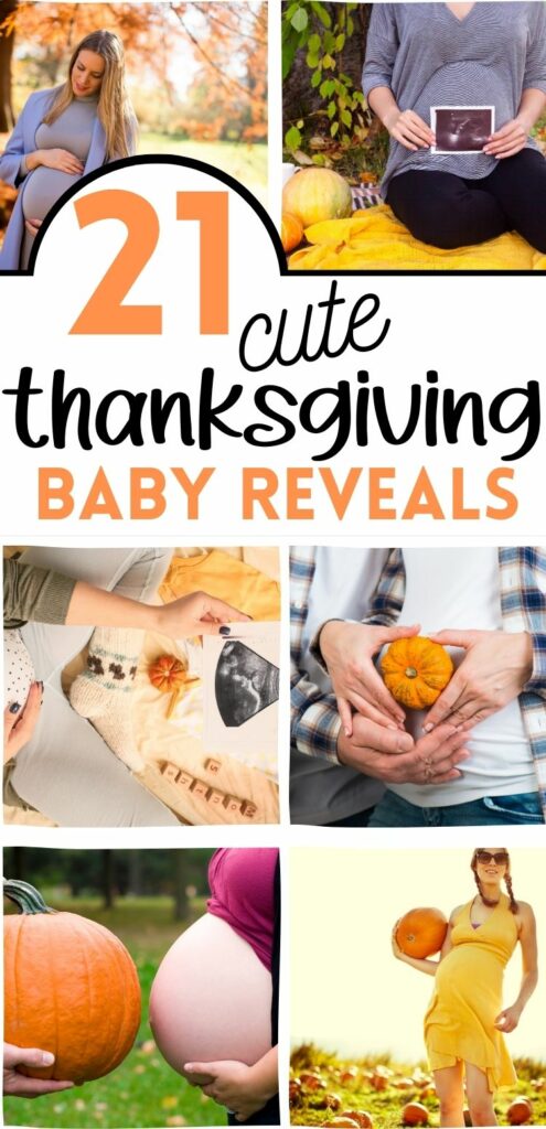 Thanksgiving pregnancy announcements 