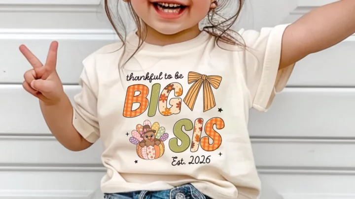 Image for Thankful Big Sister Baby Announcement