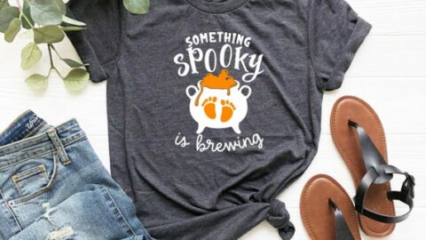 Halloween pregnancy announcement shirt