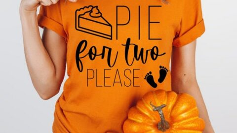 pumpkin pie pregnancy announcement