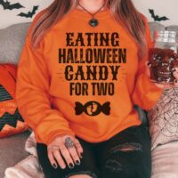 Halloween pregnancy announcement shirt