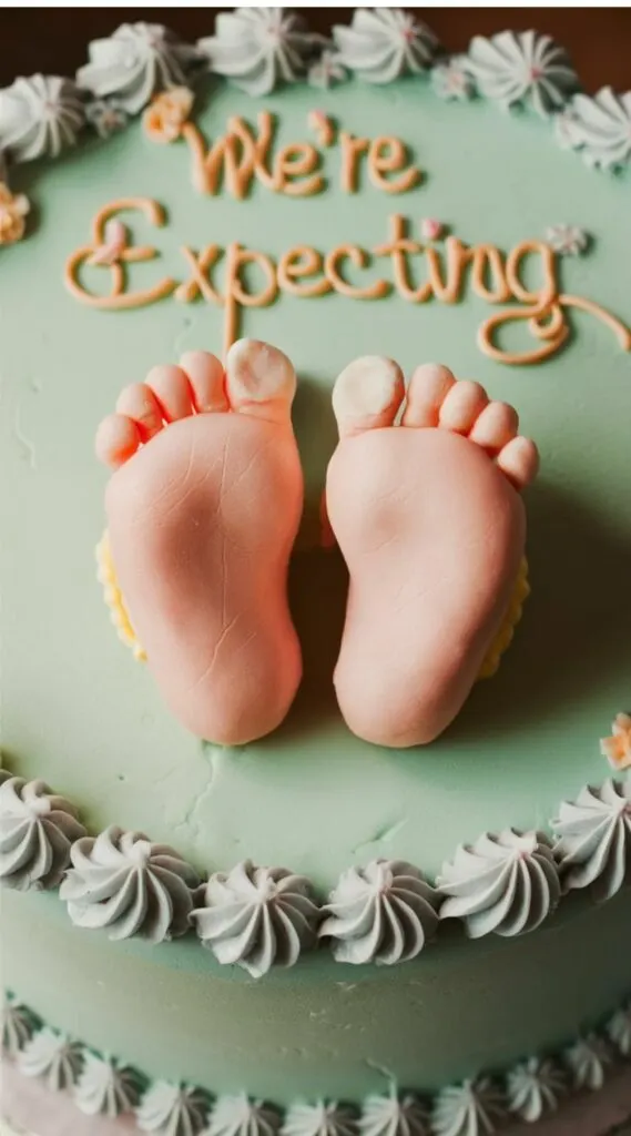 Cake pregnancy reveals