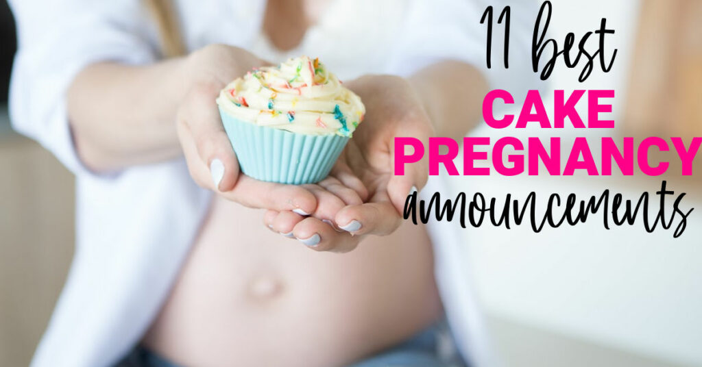 cake pregnancy announcement