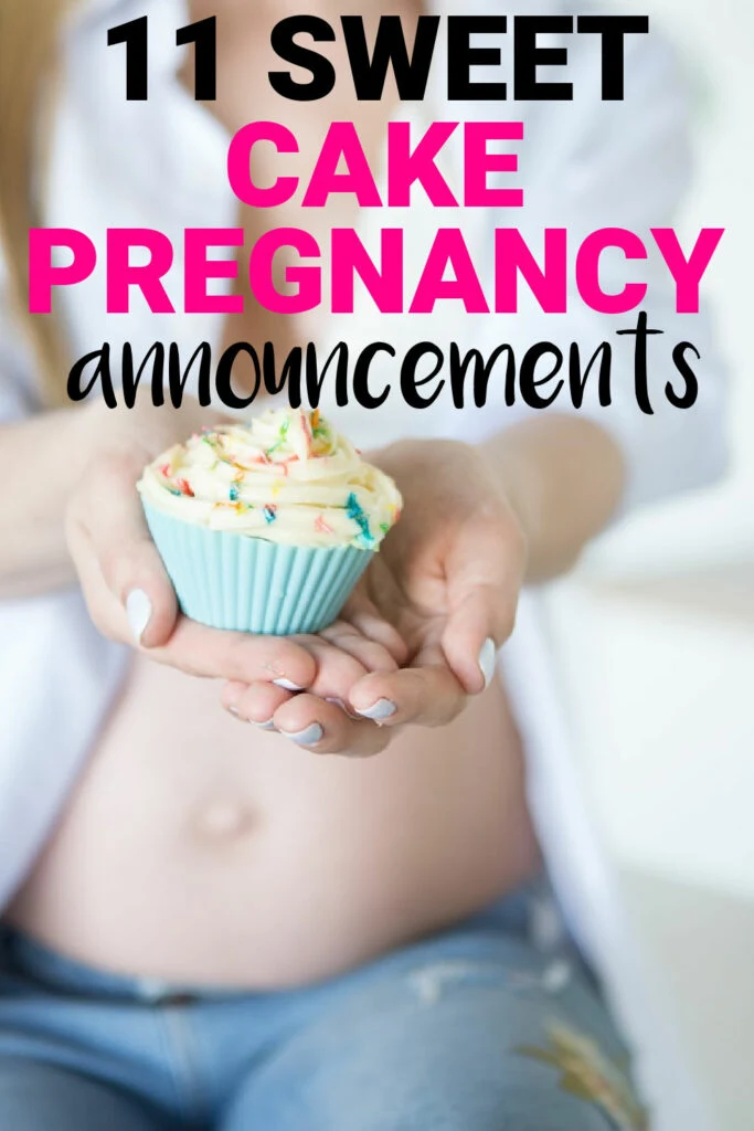 cake pregnancy announcement