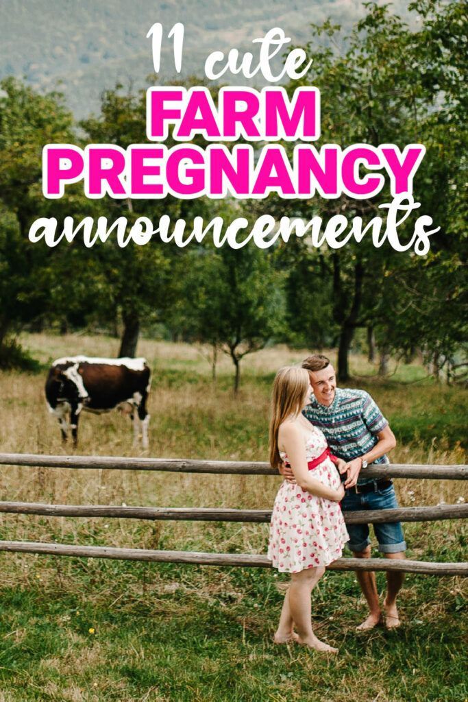 farm pregnancy announcement ideas