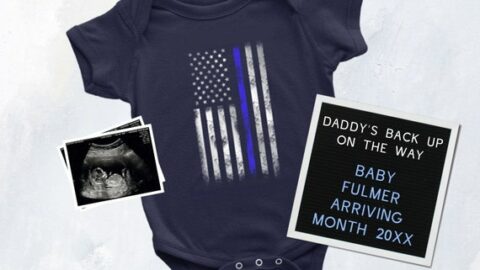 Police pregnancy announcement ideas