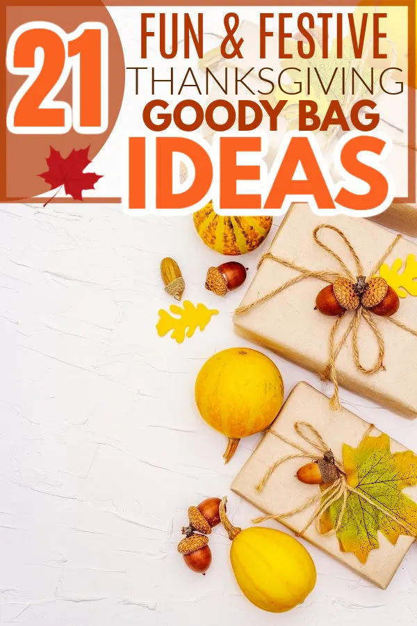 Printable Thanksgiving Treat Bag Topper and Gift Ideas - Pre-K Pages