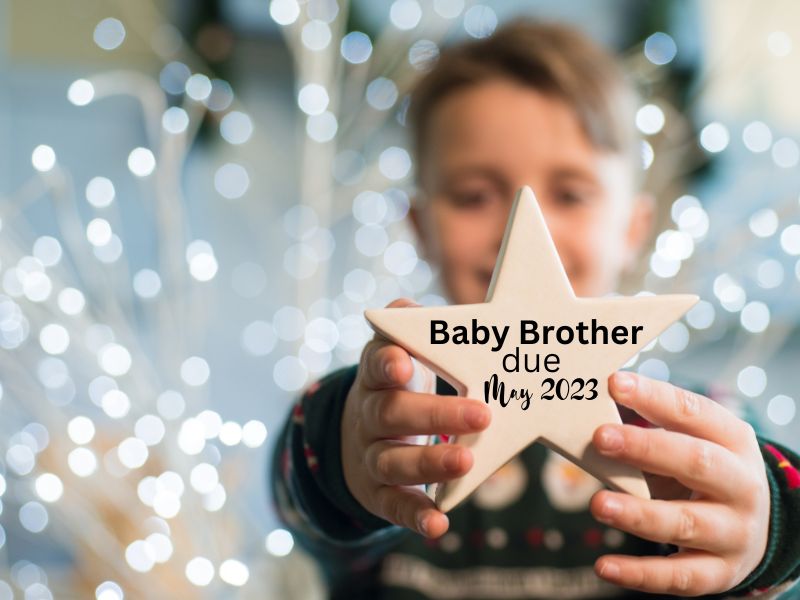 christmas pregnancy announcement for siblings