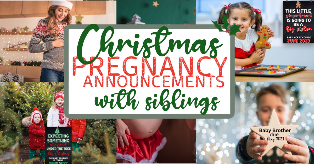Christmas pregnancy announcements for siblings
