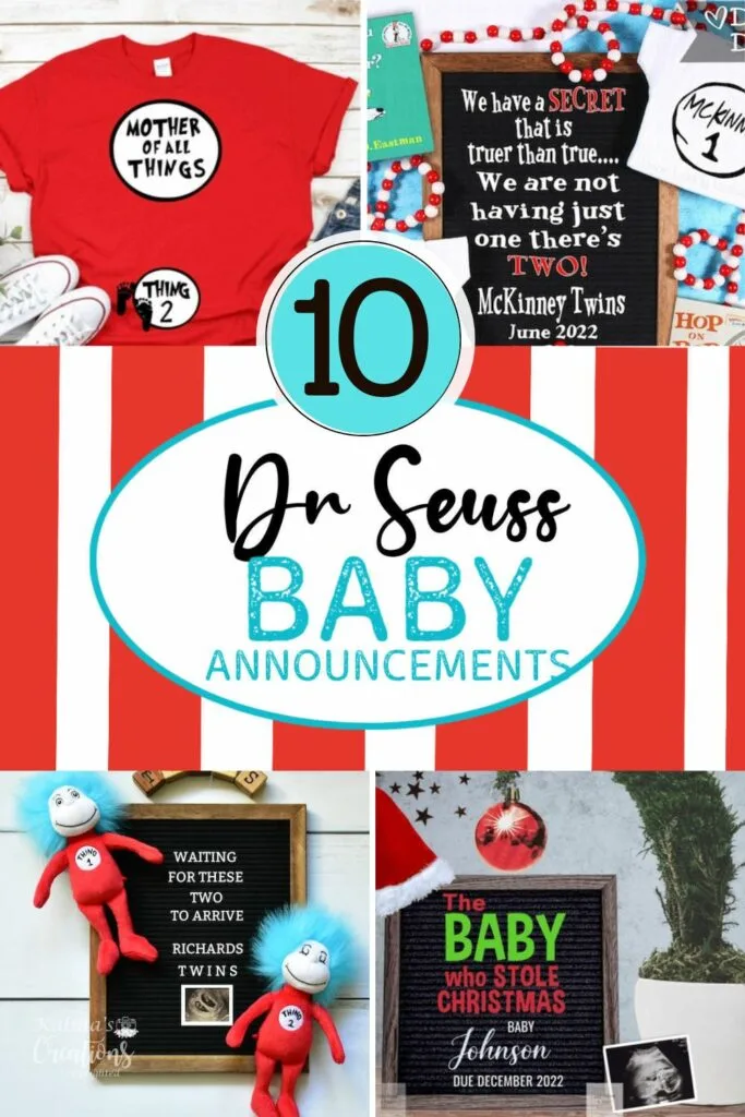 Dr Seuss Baby Announcement Ideas