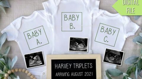 triplet pregnancy announcement