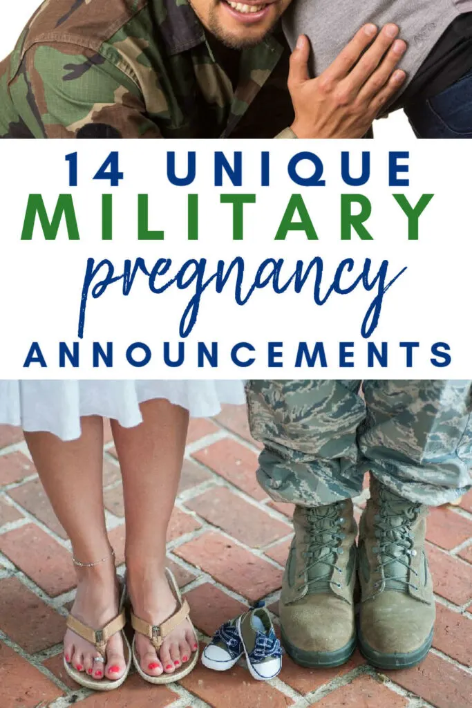 military pregnancy announcements