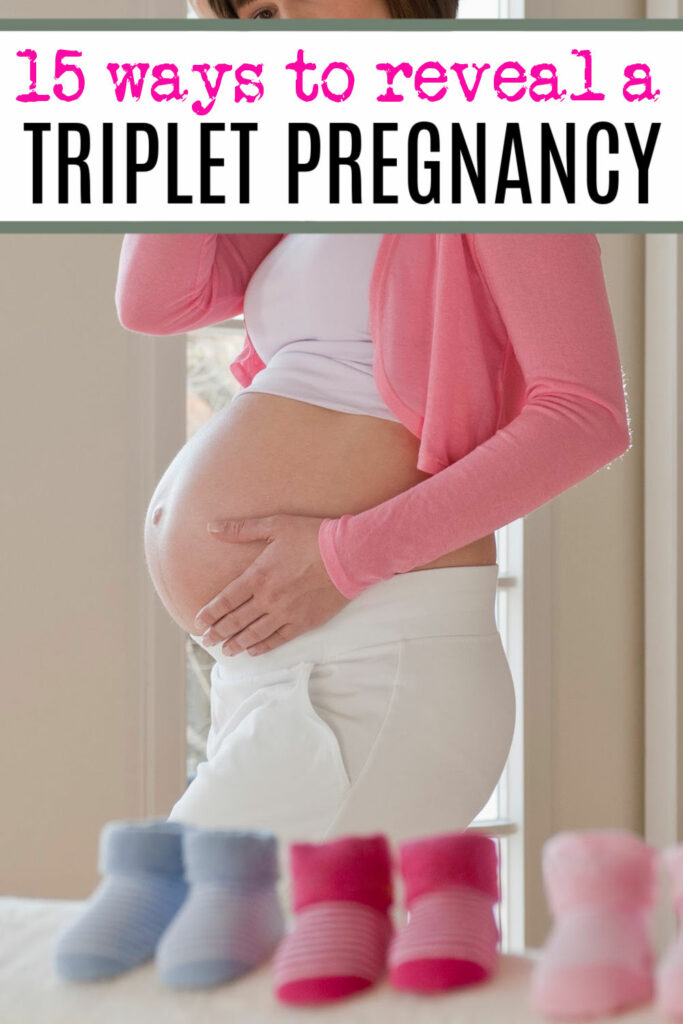 triplet pregnancy announcement ideas