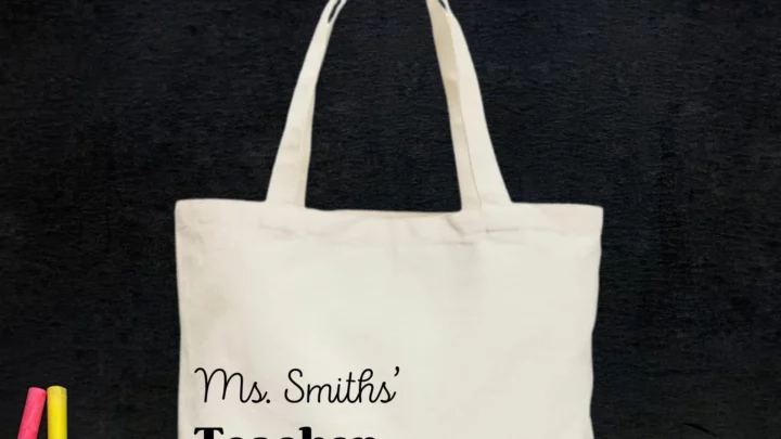Image for Custom Tote Bag For Teacher