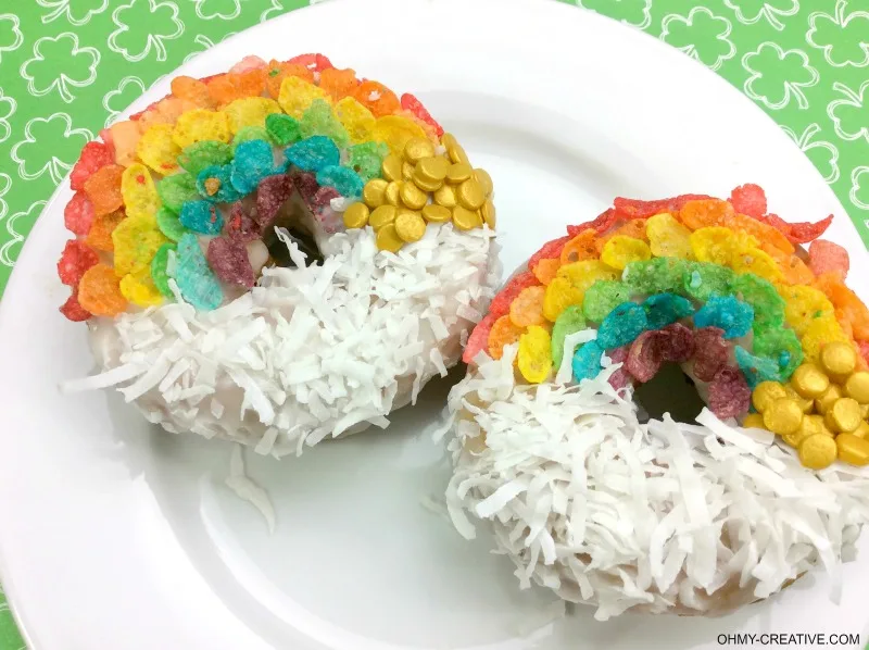 St Patrick's Day donuts