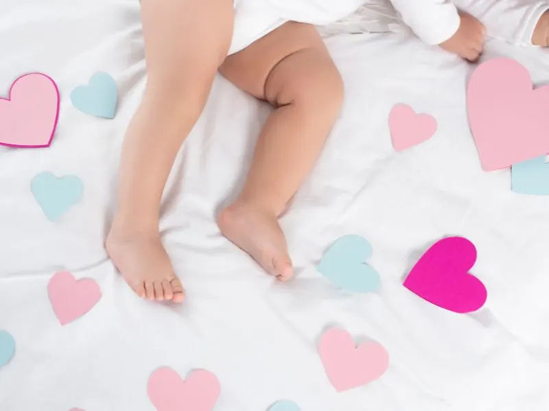 baby valentines photoshoot ideas