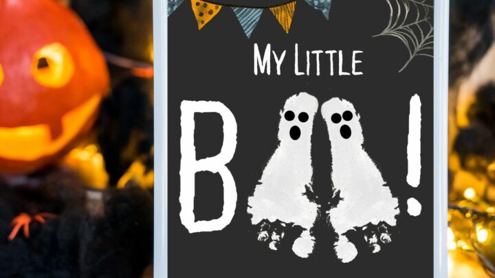 Image for Boo Ghost Footprint Craft 