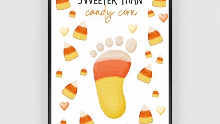 Image for Candy Corn Footprint Craft