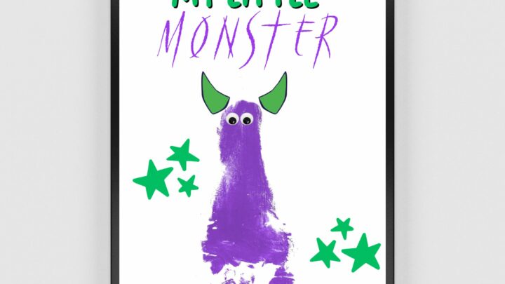 My little monster footprint