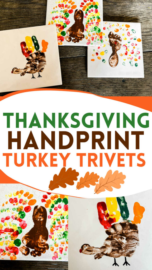 Thanksgiving turkey trivet craft