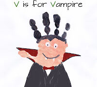 Halloween handprint Art For Babies