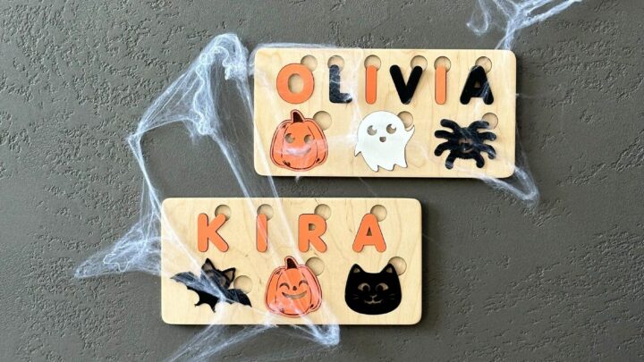 Halloween name puzzle