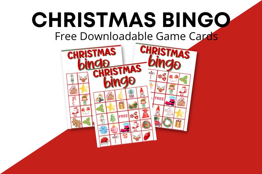 Christmas bingo free printable game