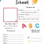 Back To School Questionnaire