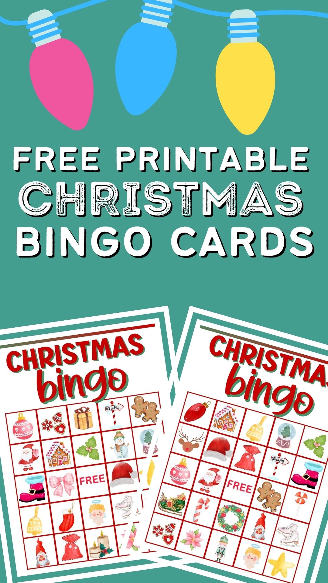 30 Festive Free Printable Christmas Bingo Cards