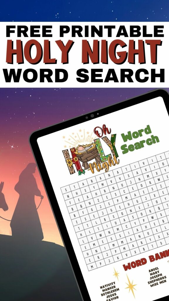 Free Printable Religious Christmas Word Search