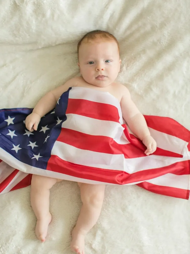 Independence day baby photo ideas