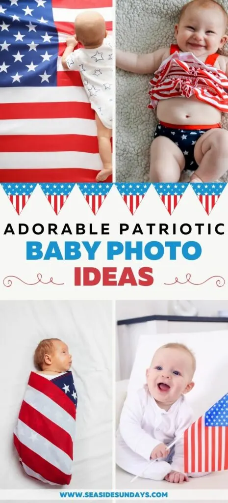 ideas for a 4th July baby photoshoot