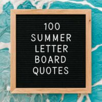 Best Short Summer Quotes for Letter Board Inspiration