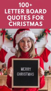 100+ Christmas Letter Board Quotes