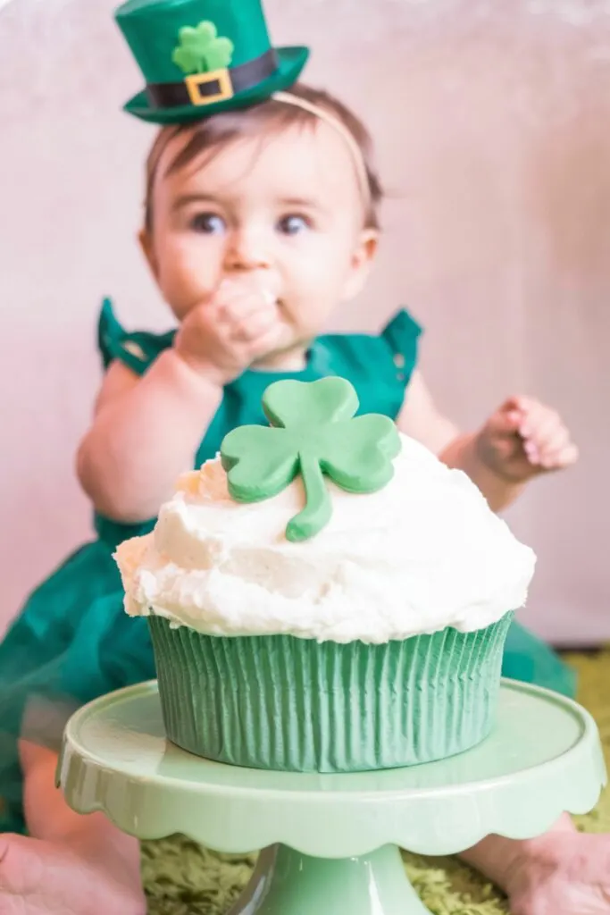 DIY baby photo ideas for St Patrick's day