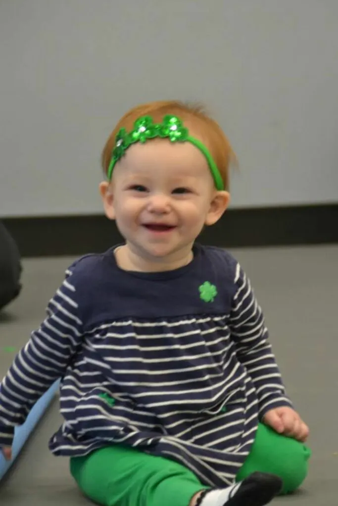 DIY baby photo ideas for St Patrick's day