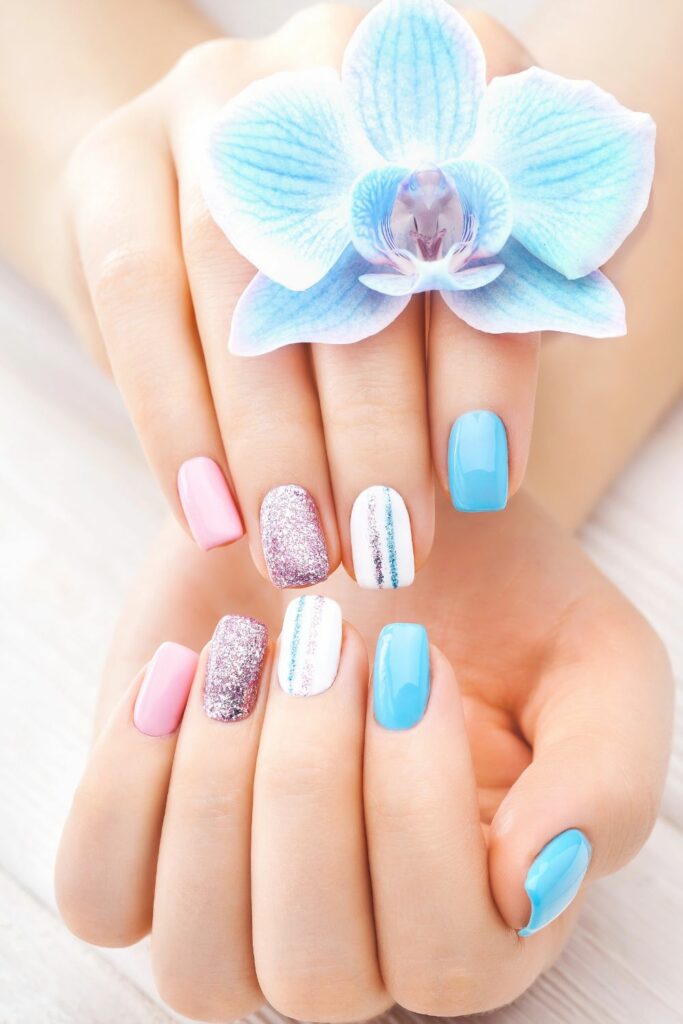 baby shower designs for nails