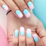 gender reveal nails