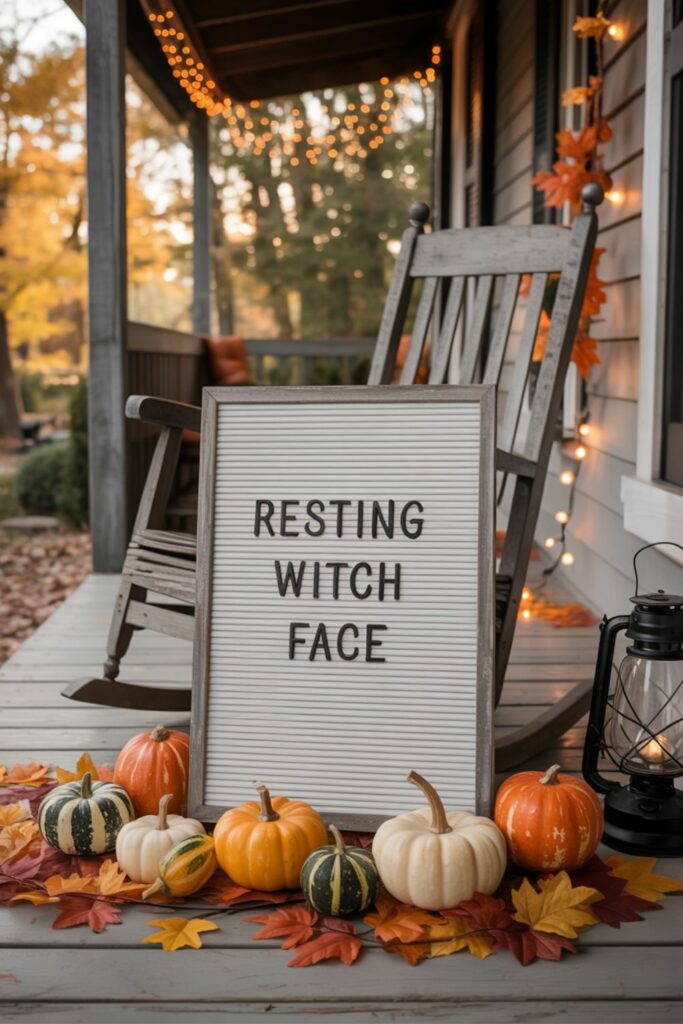 Halloween letter board quotes